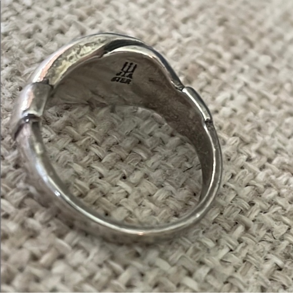 💐James Avery Sterling Silver Friendship Ring Sz 3 Retired - Picture 2 of 4